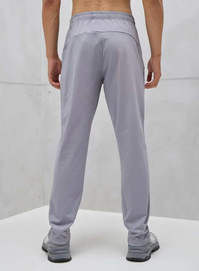 Technosport grey Men Solid Relaxed Fit Trackpants for Men | Best Price UAE